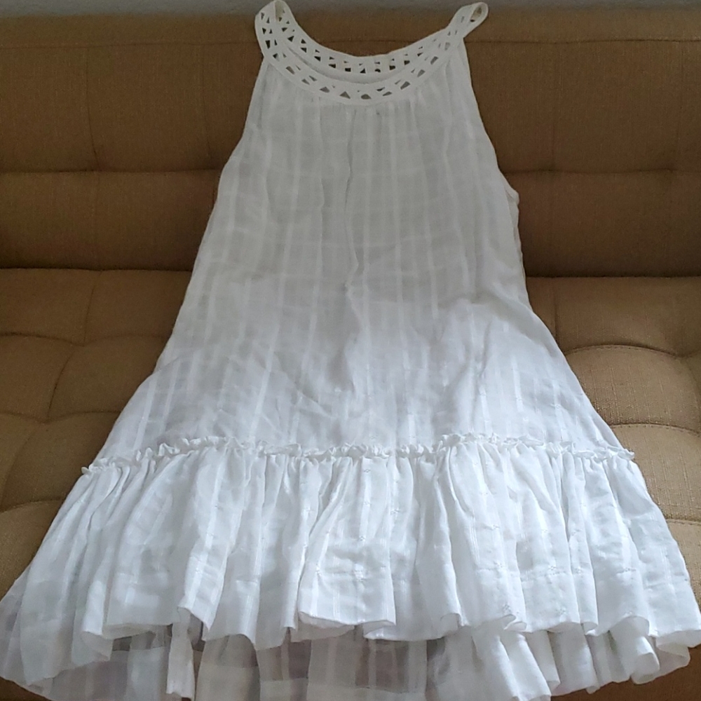 Max Studio White Dress Size L